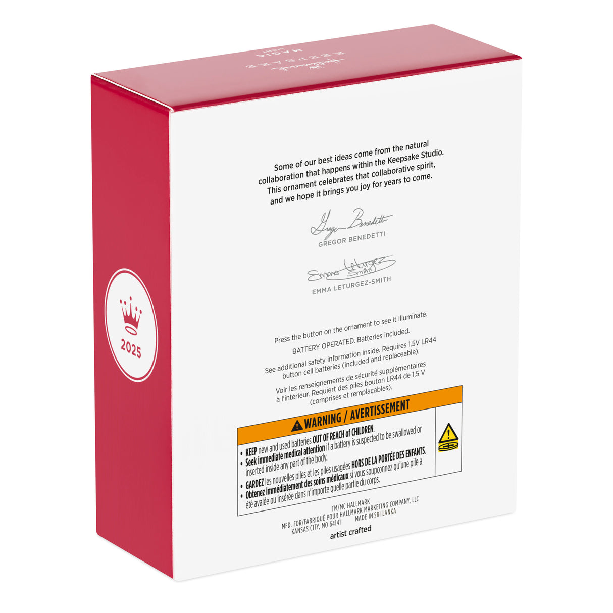 Hallmark Keepsake Christmas Ornament (Marvel Deadpool It's a Sign! With Light)