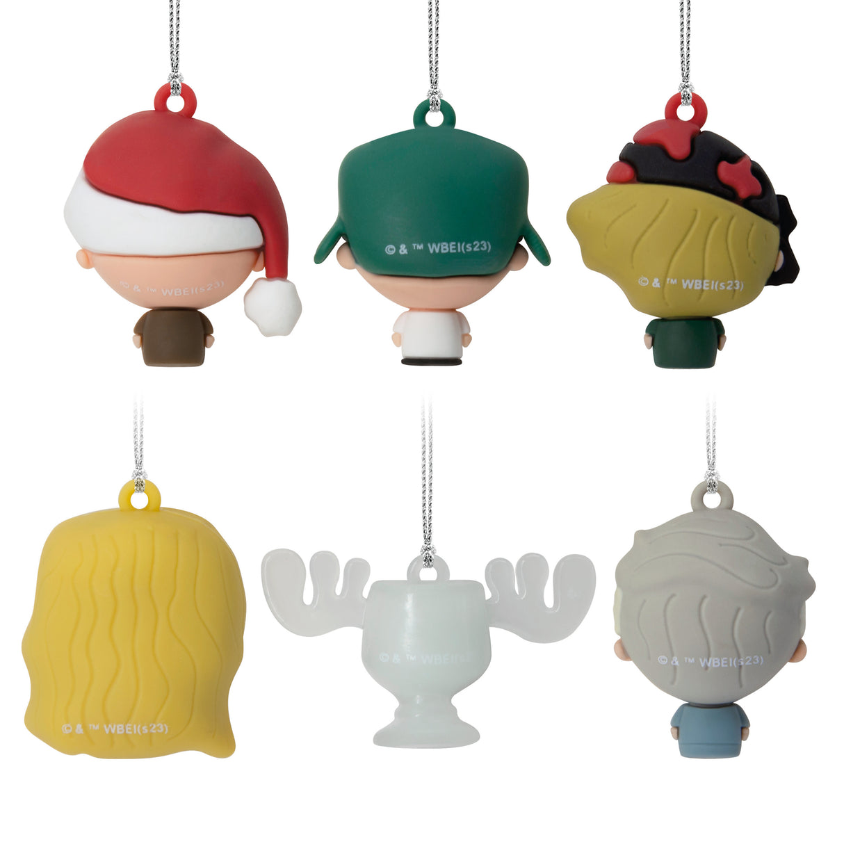 National Lampoon's Christmas Vacation Mini Christmas Ornaments, Shatterproof, Set of 6