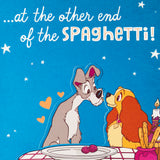 Father's Day Card for Husband (Interactive Kiss Disney Lady and The Tramp)