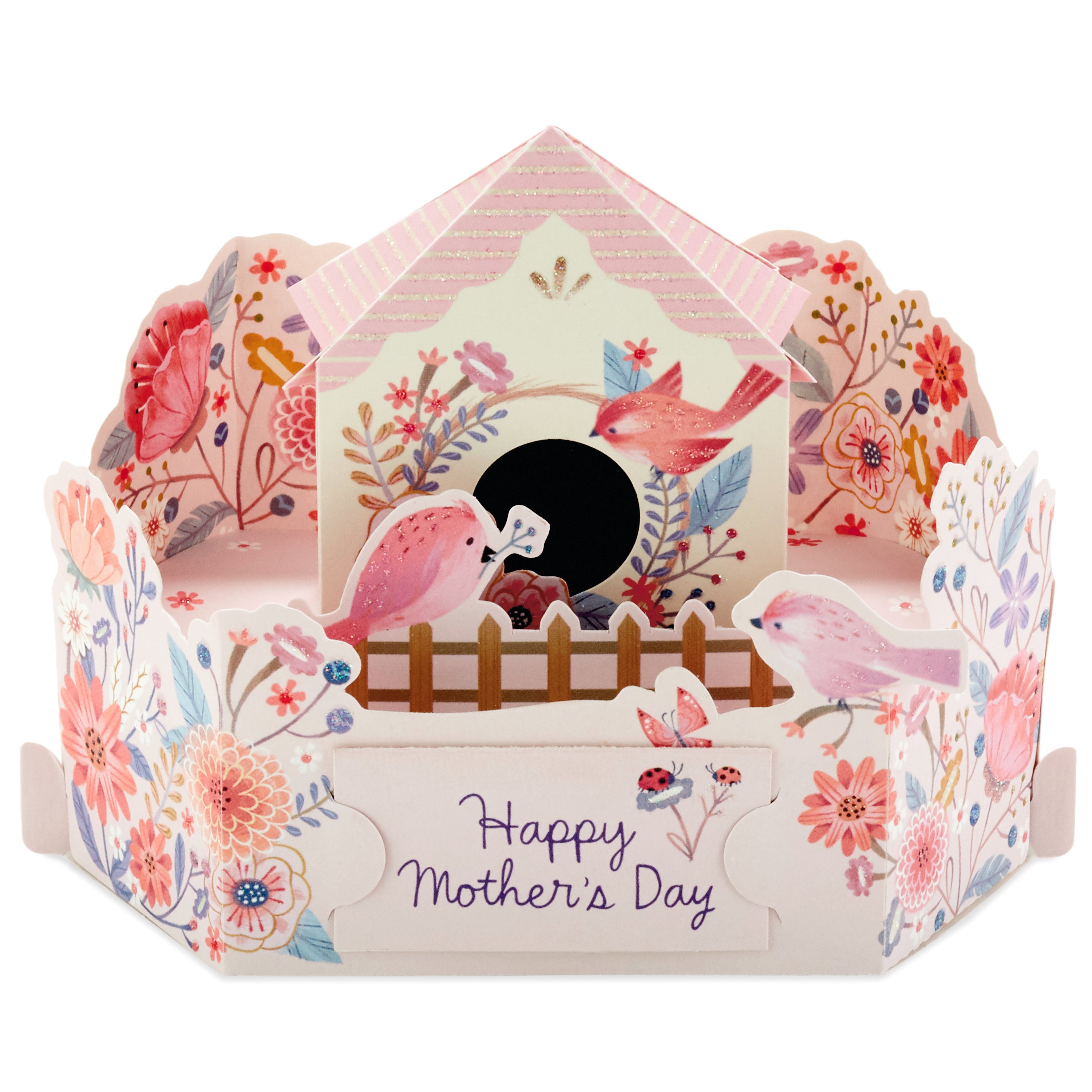 Pop Up Mothers Day Card (Displayable Bird House)