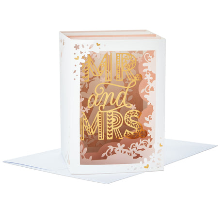  Paper Wonder Pop Up Wedding Card (Mr. and Mrs.)