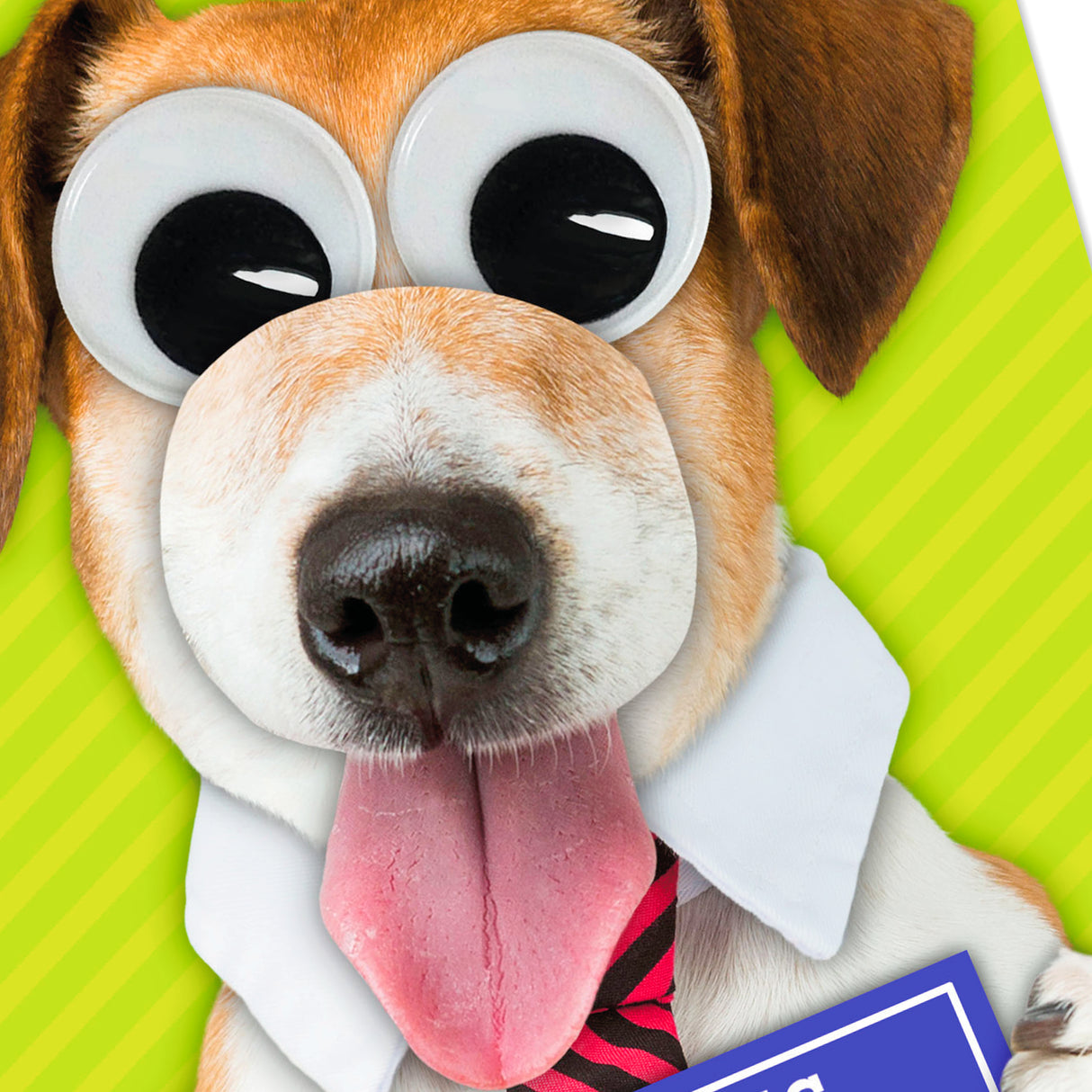 Cute Father's Day Card (Dog with Googly Eyes)