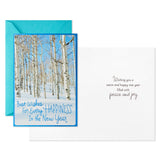 Pack of Happy New Year Cards, Peace and Joy (10 Cards with Envelopes)