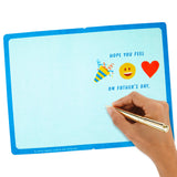 Fathers Day Card (Removable Emoji Magnets)