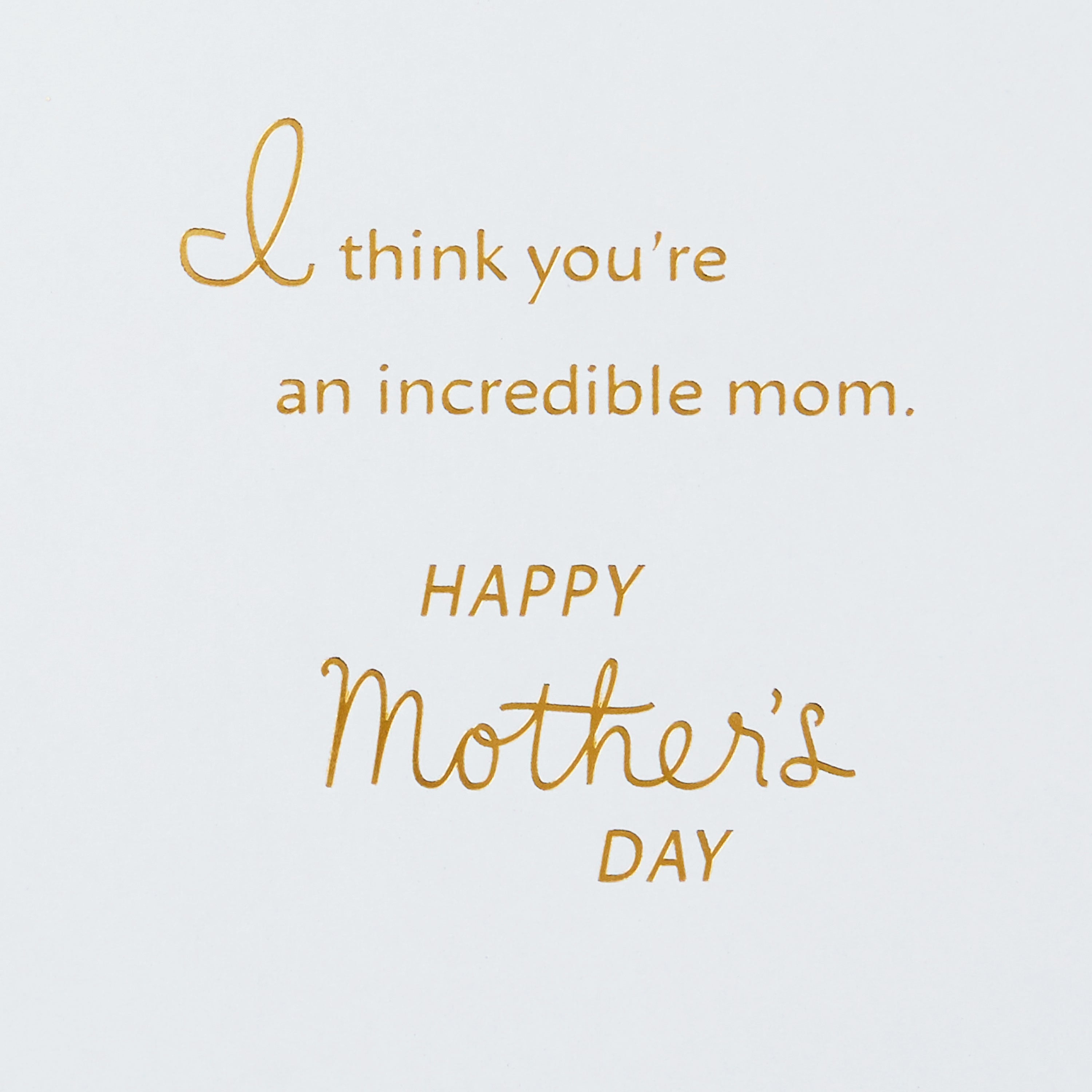 Mother's Day Card for Daughter (You're Amazing)