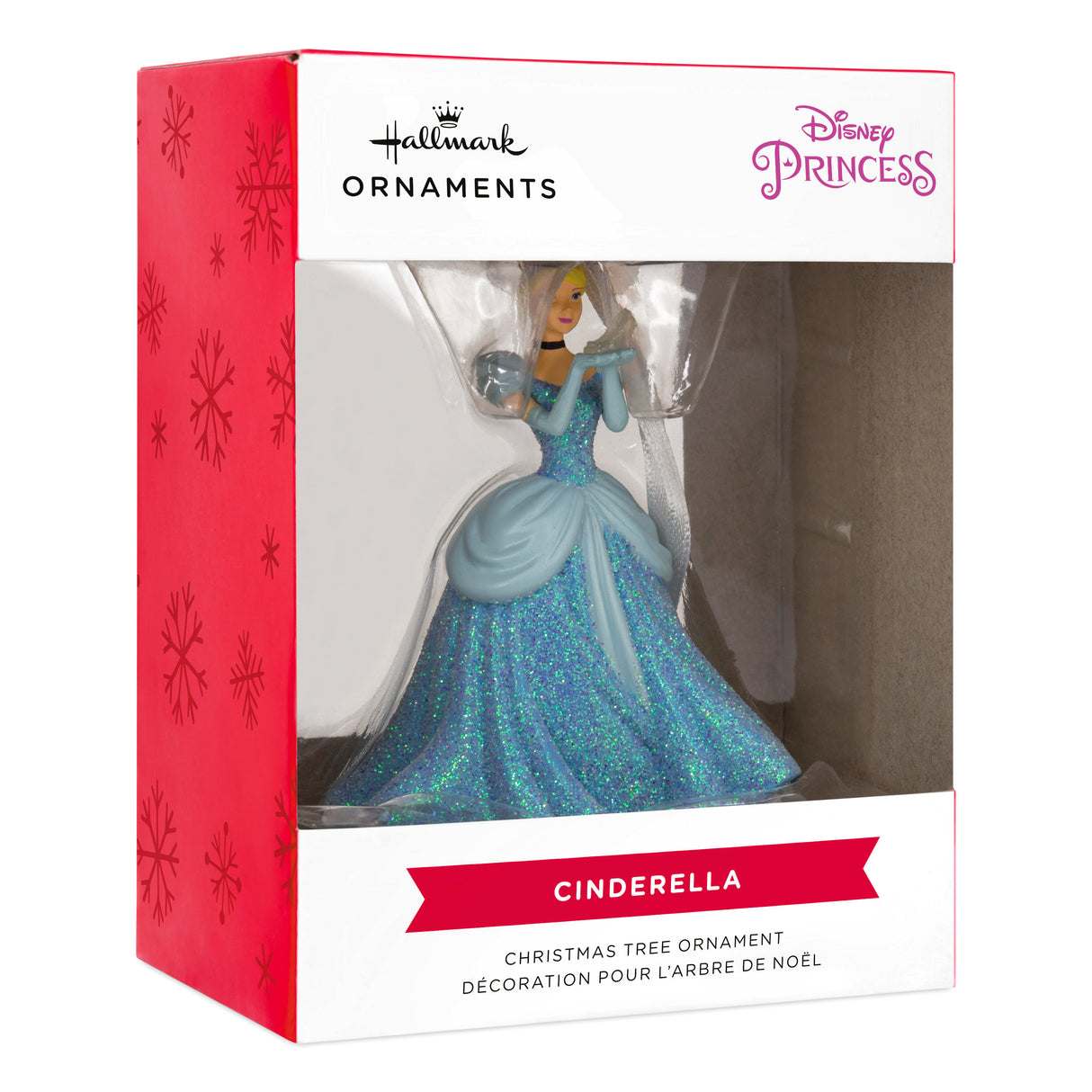 Disney Cinderella Holding Glass Slipper Christmas Ornament