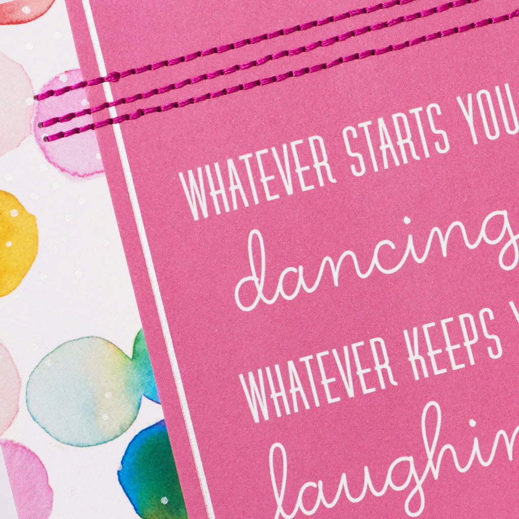 Birthday Greeting Card (Dancing Laughing Smiling)