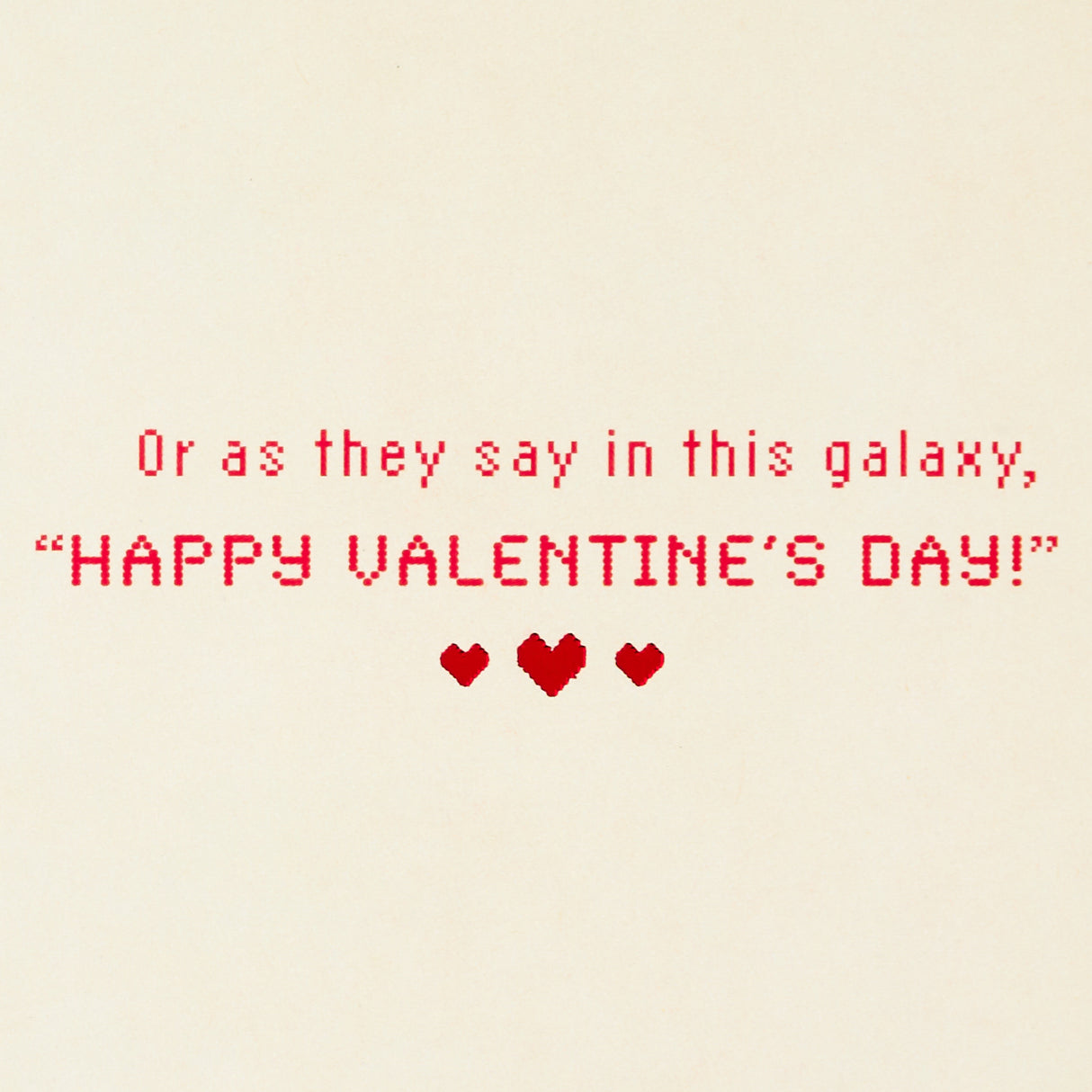 Valentine's Day Card (Star Wars R2-D2 and Hearts)