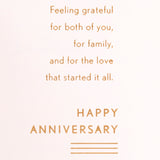 Anniversary Greeting Card for Parents (Grateful For You Both)

