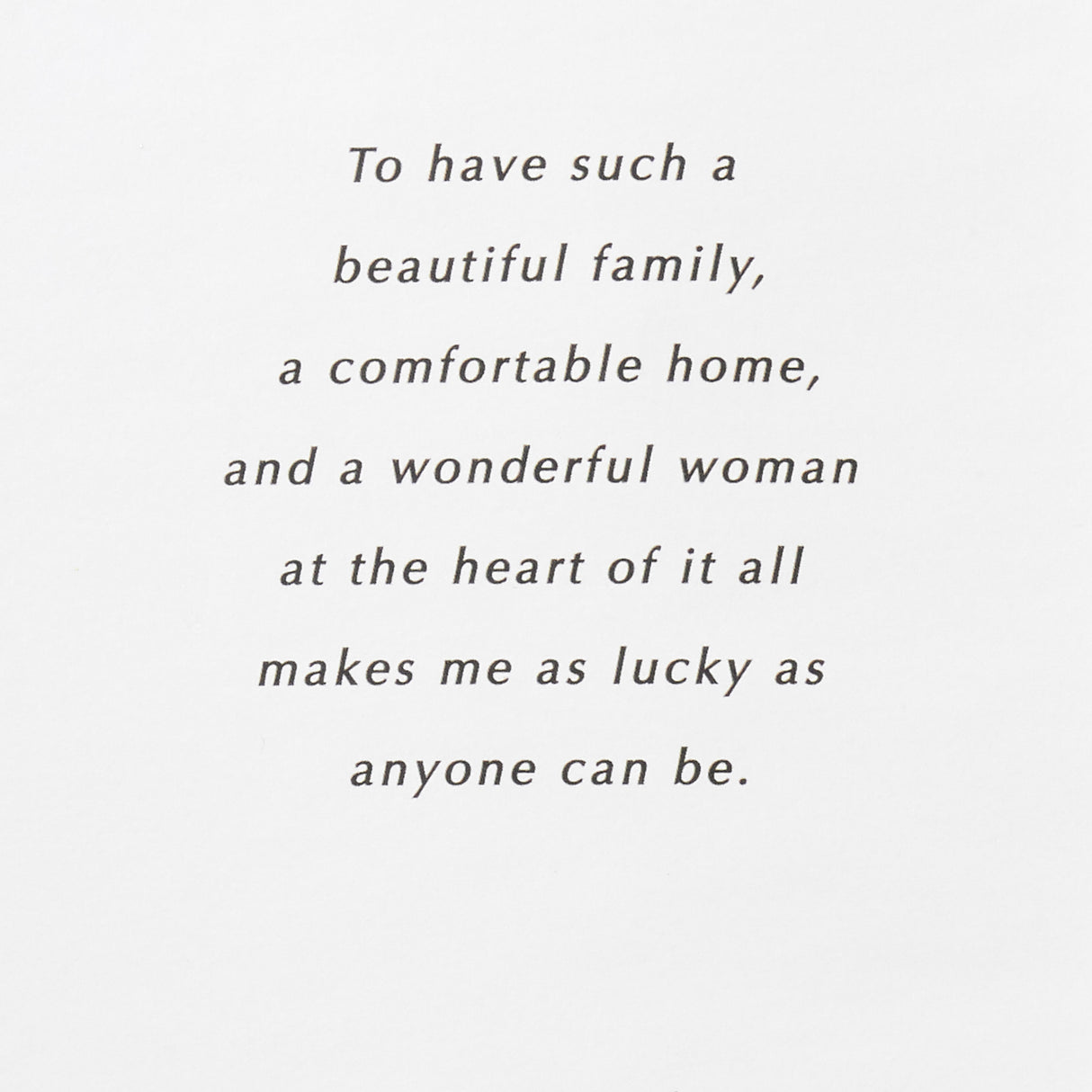 Romantic Mothers Day Card for Wife (Love of My Life)