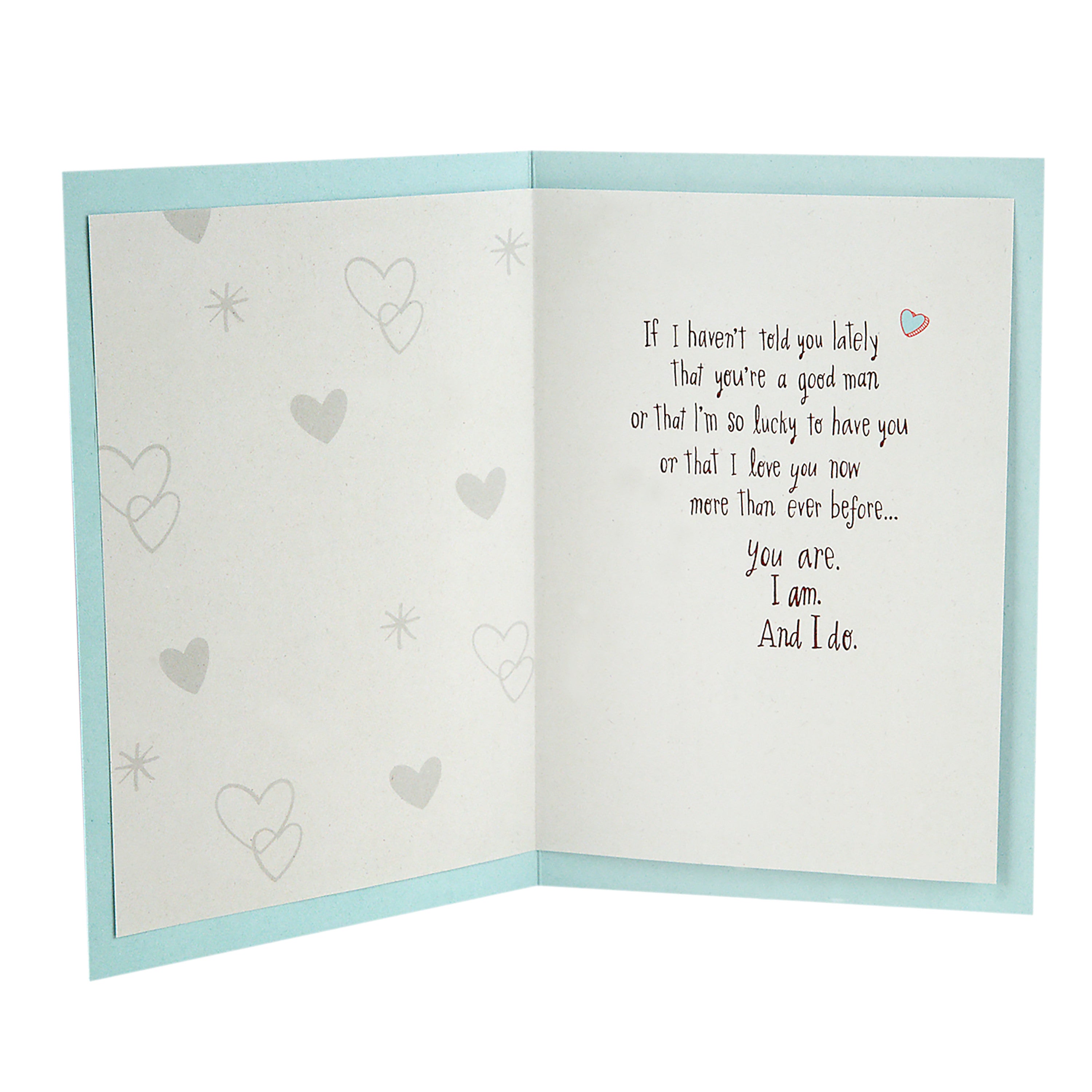 Love Card for Him, Lucky Me to Have You (Anniversary Card)