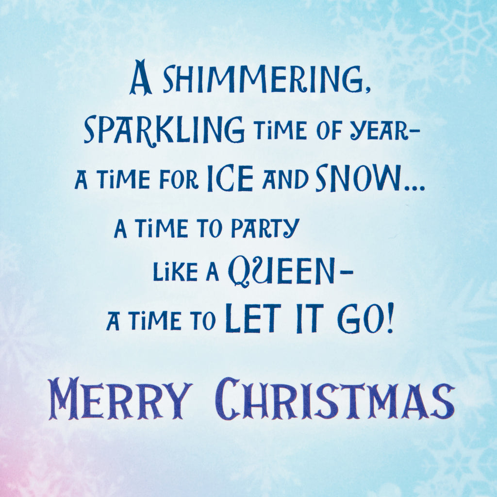 Disney Frozen Musical Christmas Card for Kid (Plays Let it Go)