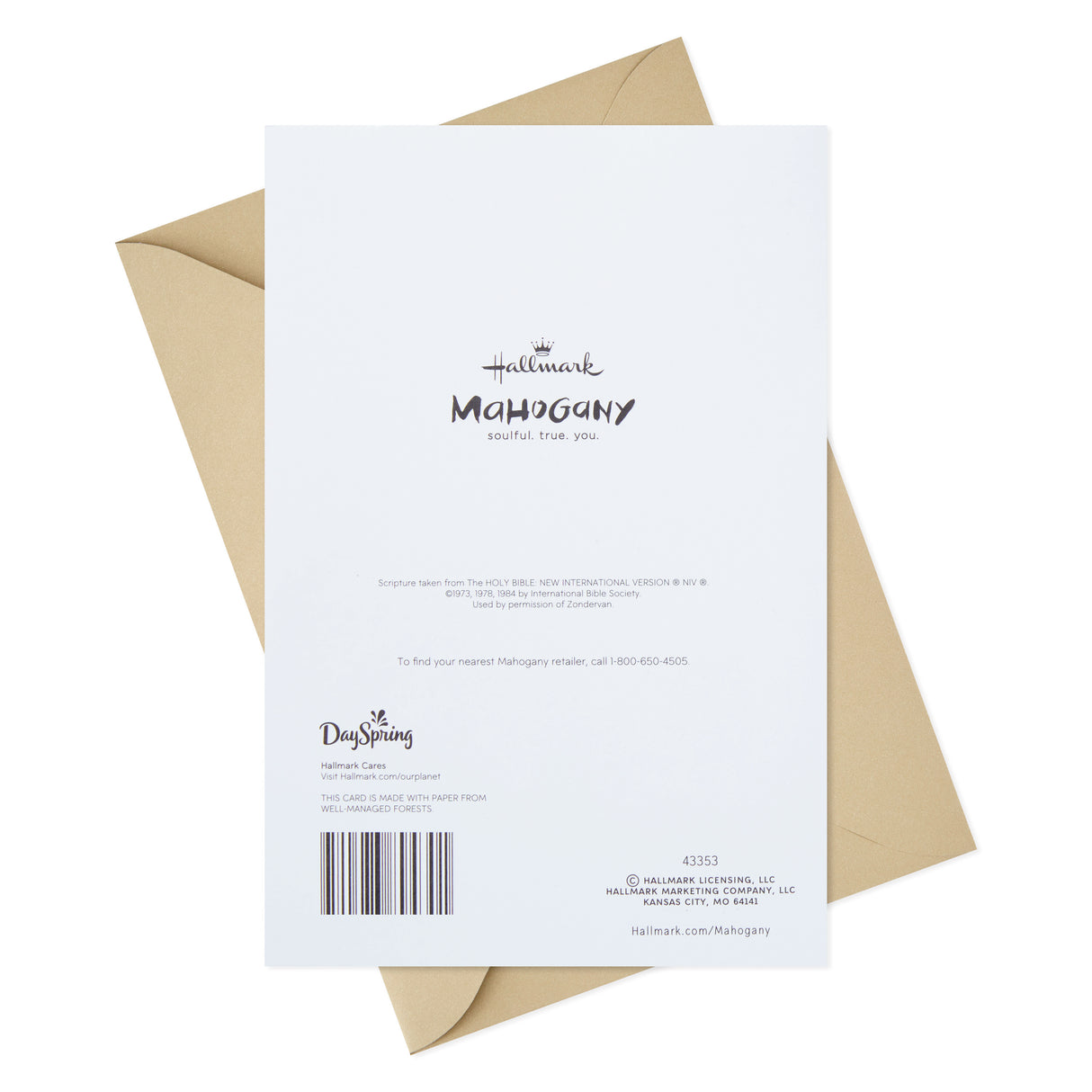 Mahogany Religious Sympathy Greeting Card (They Leave Footprints)