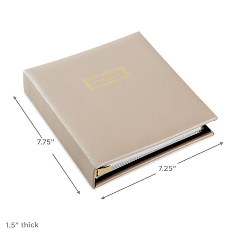 Refillable Address Book (Cream)