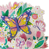 Paper Wonder Mothers Day Pop Up Card with Sound and Motion (Butterfly Garden)