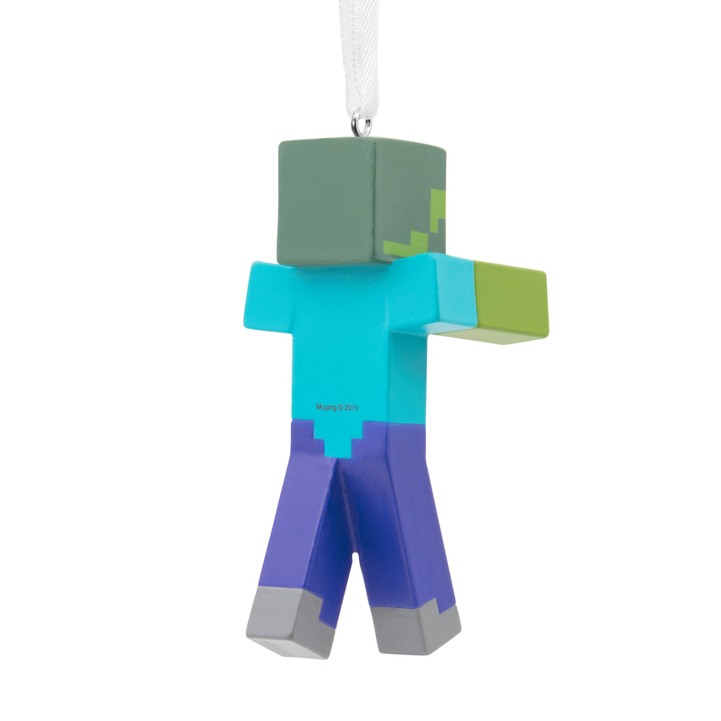 Minecraft Zombie Christmas Ornament