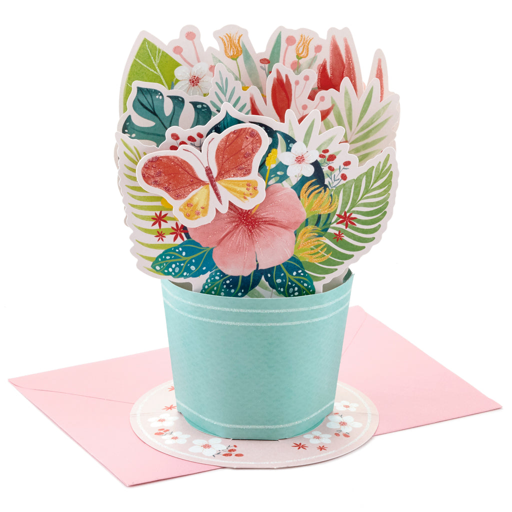 Paper Wonder Birthday or Congratulations Pop Up Card (Displayable Bouquet)
