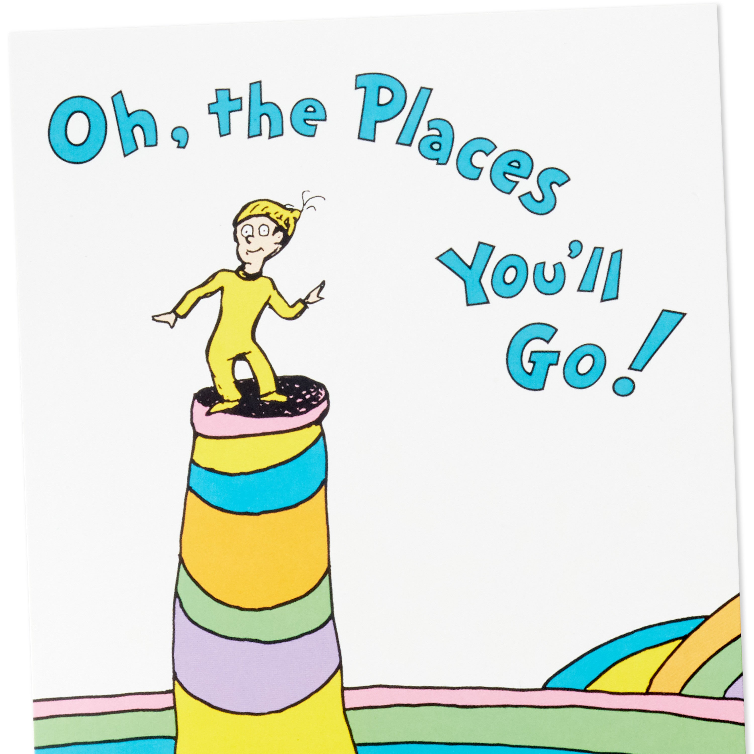Dr. Seuss Pack of Graduation Card Money Holders or Gift Card Holders (Oh the Places You'll Go, 6 Cards with Envelopes)