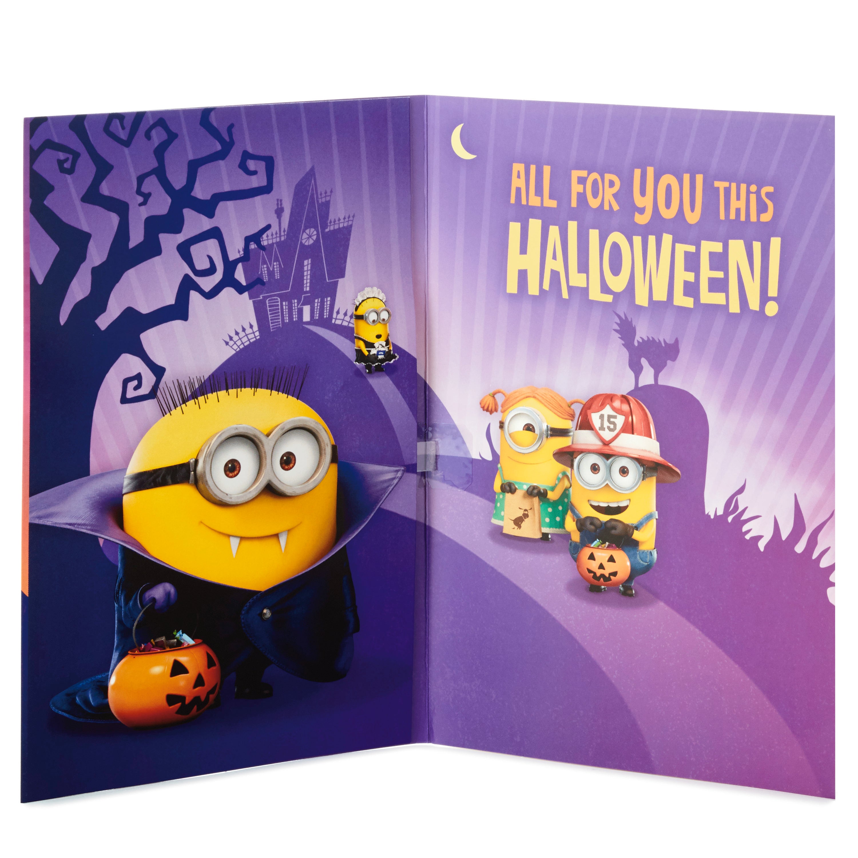  Minions Halloween Card with Song for Kids (Plays "Happy" by Pharrell Williams)