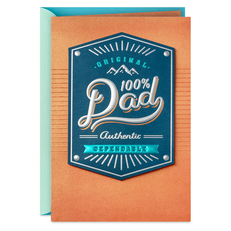 Hallmark Fathers Day Card (100% Loved)