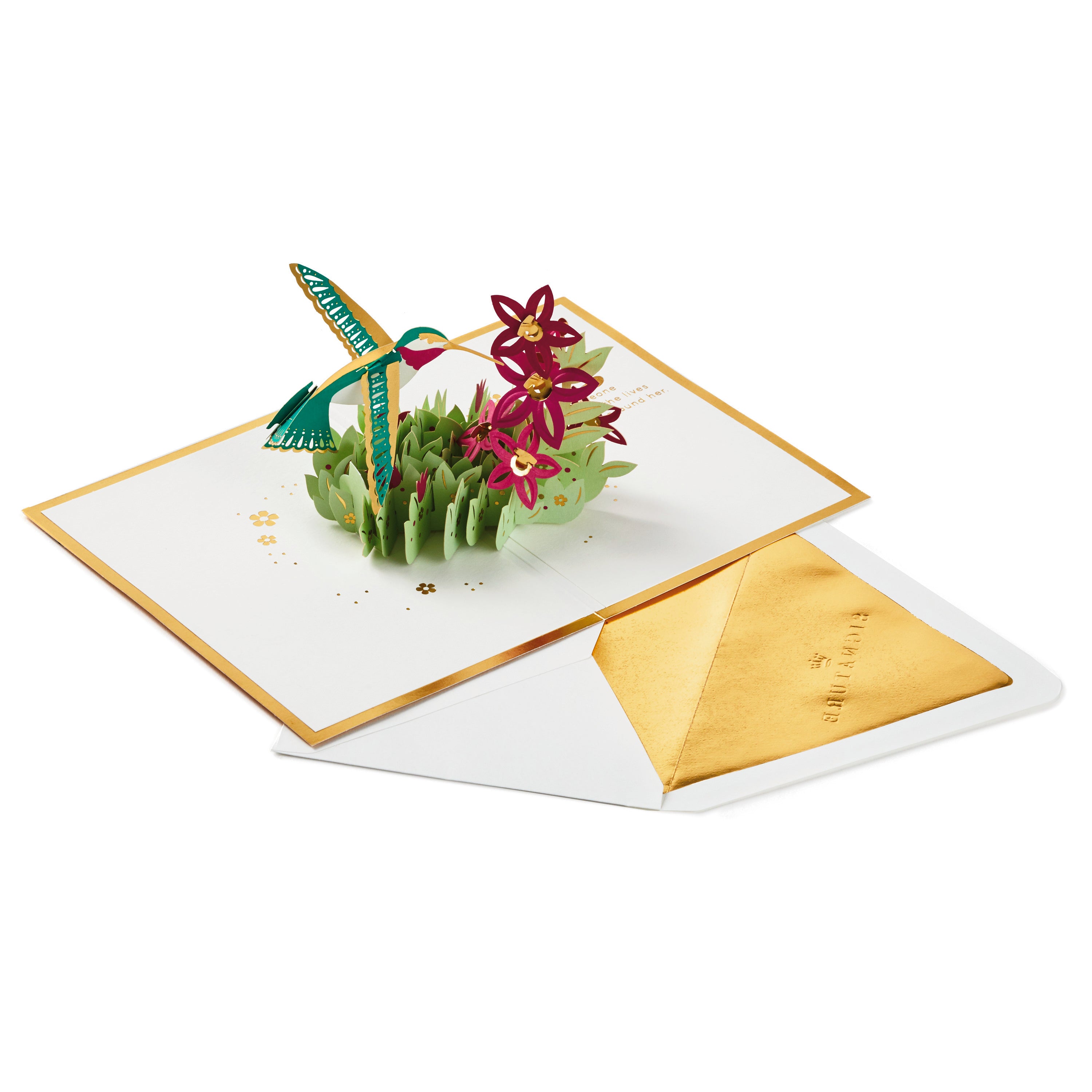 Signature Paper Wonder Pop Up Mothers Day Card (Hummingbird)