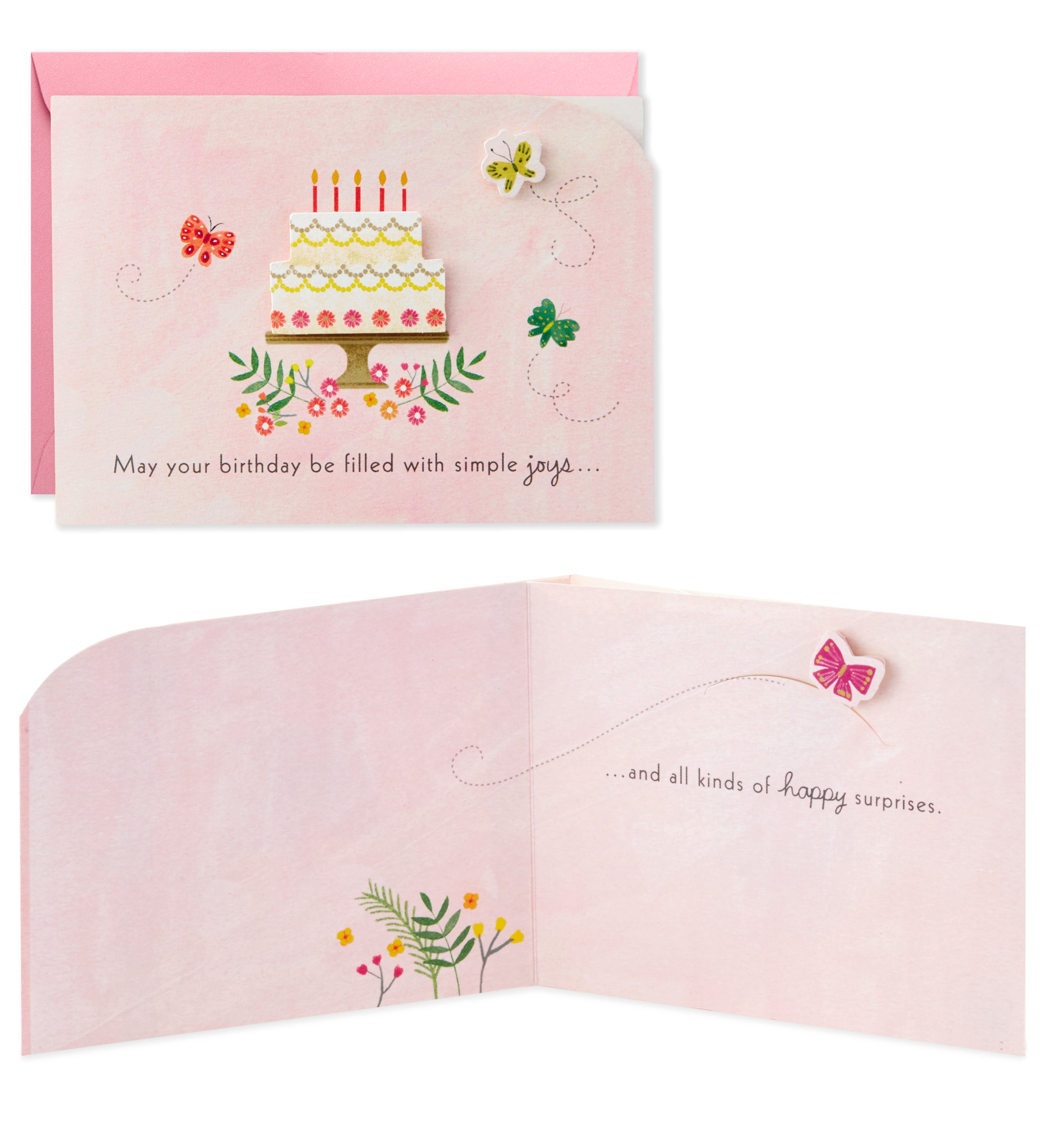Paper Wonder Paper Craft Birthday Card (Happy Surprises)