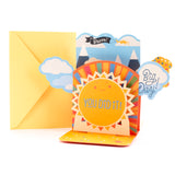 Pop Up Graduation Card with Song (Smiling Sun, Plays Happy by Pharrell Williams )