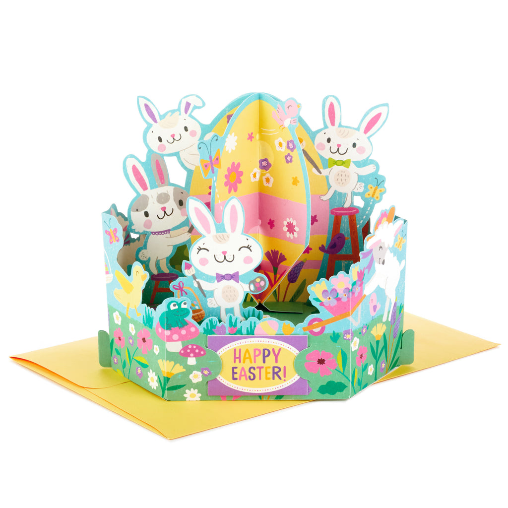 Paper Wonder Pop Up Easter Card (Displayable Woodland Creatures)