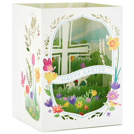 Paper Wonder Religious Displayable Pop Up Easter Card (God's Blessings)