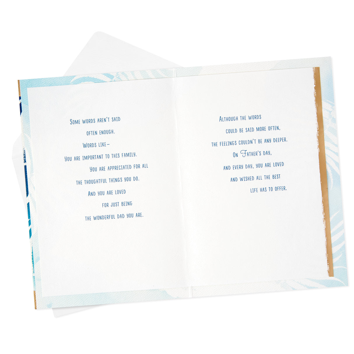 Father's Day Card (Some Words Aren't Said Often Enough)