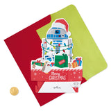 Paper Wonder Star Wars Displayable Pop Up Christmas Card with Music (R2-D2, We Wish You a Merry Christmas)