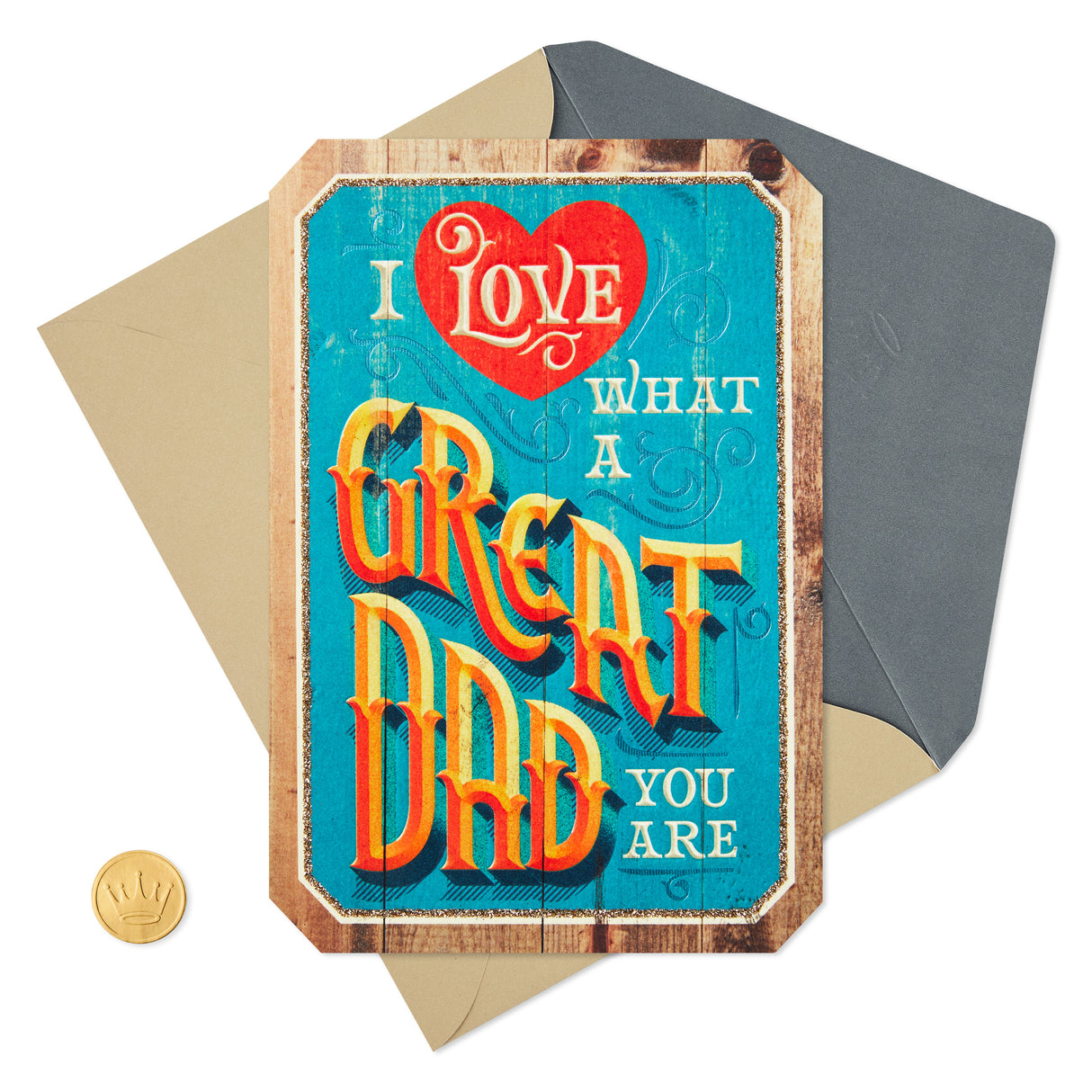 Fathers Day Card for Husband or Boyfriend (Great Dad)