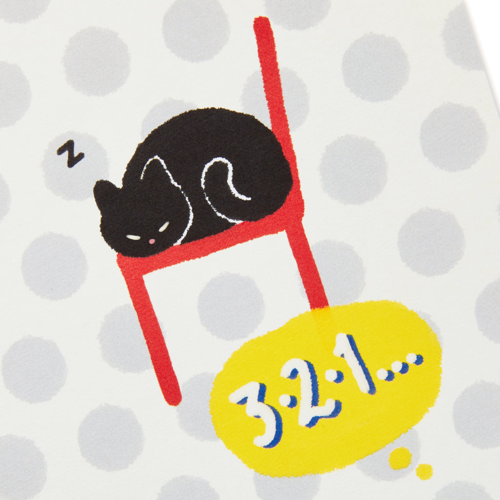 Pop Up Birthday Card (Surprised Cat)