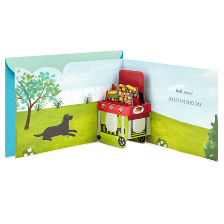 Paper Wonder Pop Up Fathers Day Card (Barbecue)