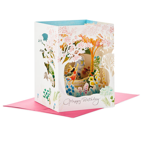 Hallmark Paper Wonder Displayable Pop Up Birthday Card for Women (Beautiful Day)