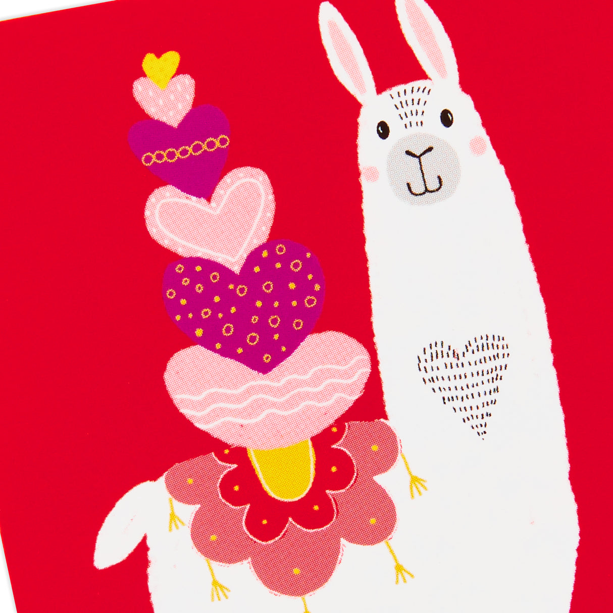 Assorted Valentines Day Cards for Kids, 12 Cards with Envelopes (Unicorns, Bears, Llamas)