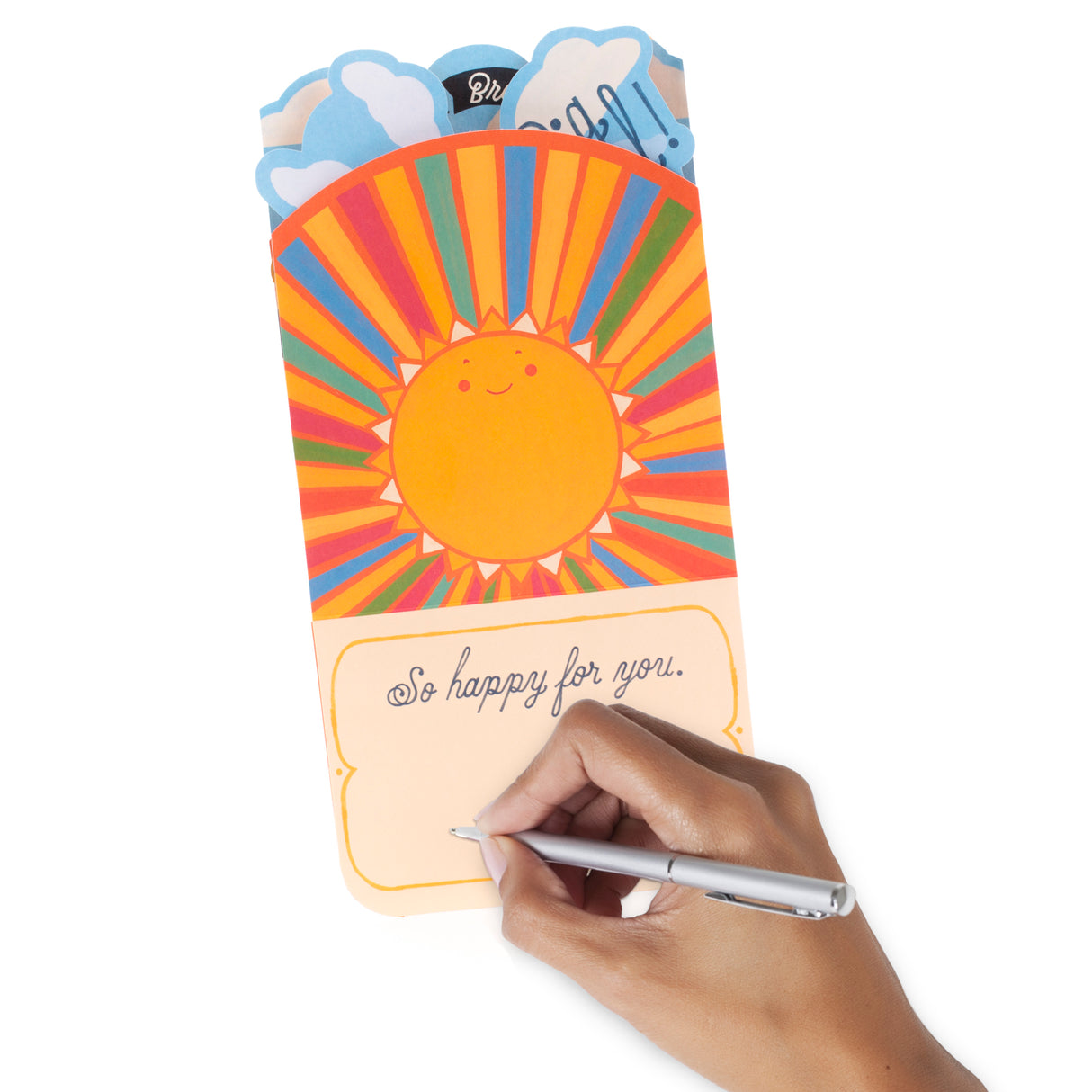 Pop Up Graduation Card with Song (Smiling Sun, Plays Happy by Pharrell Williams )