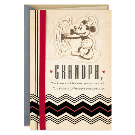 Father's Day Card for Grandpa (Mickey Mouse, World of Love and Experience)