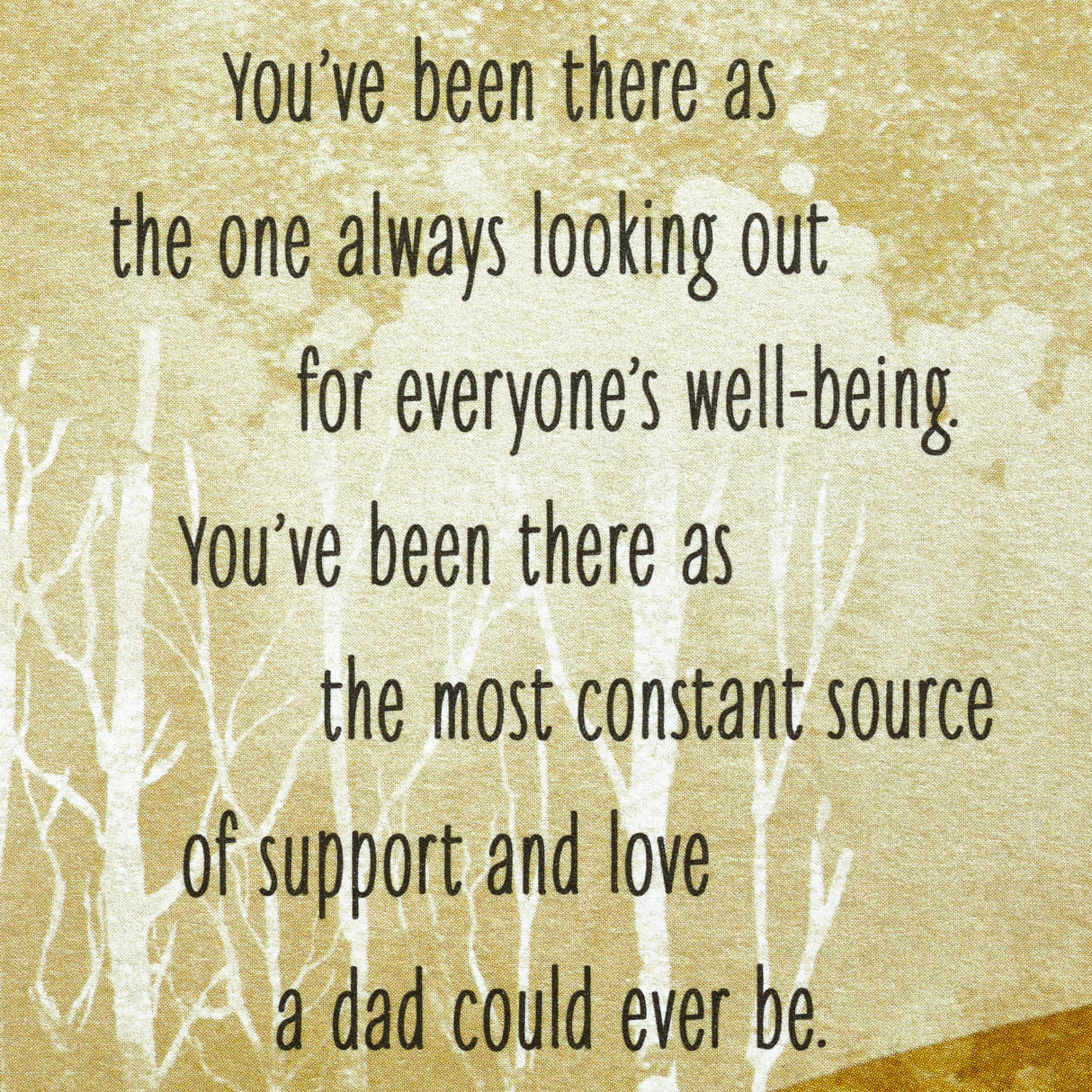 Father's Day Card (Through Thick and Thin)