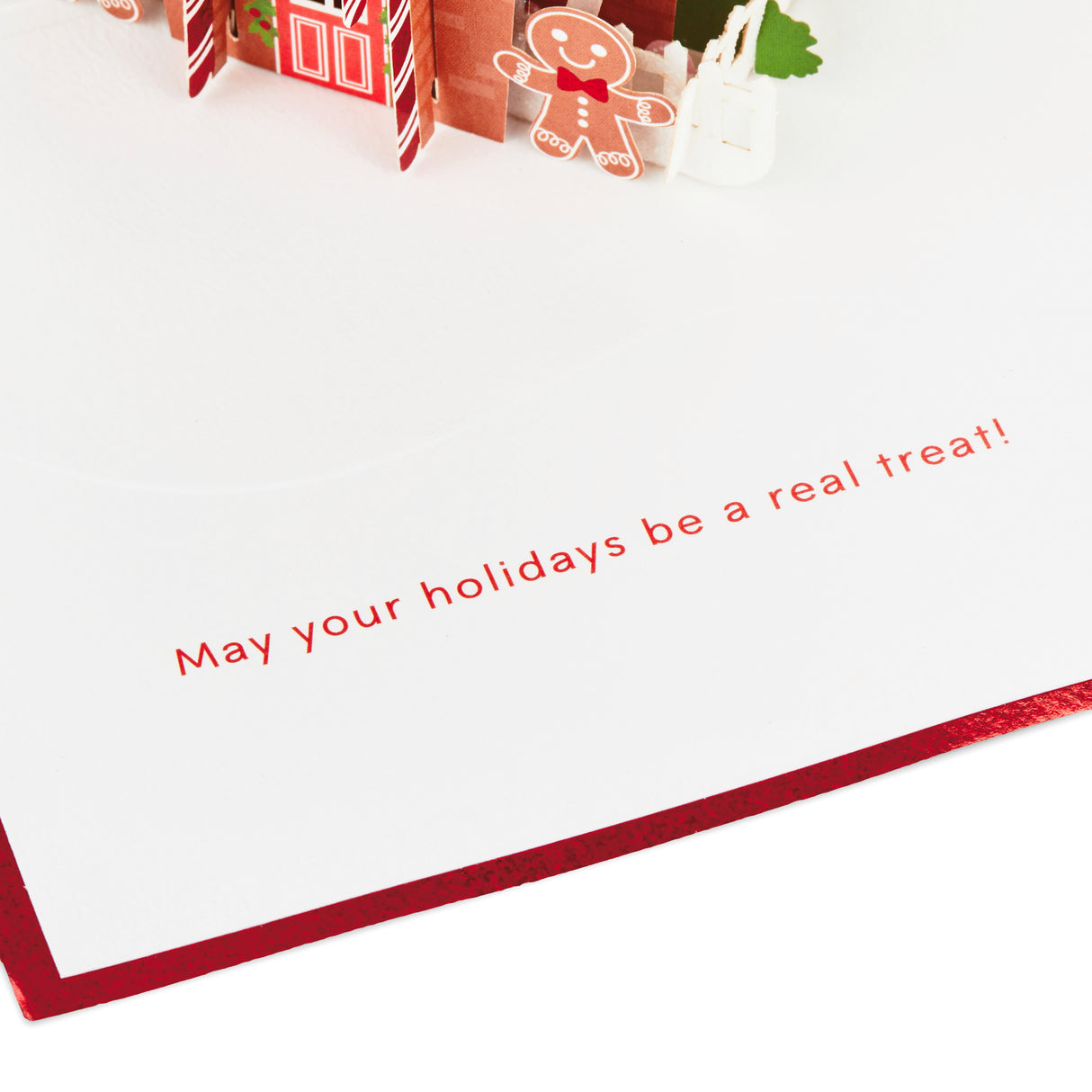 Signature Paper Wonder Pop Up Christmas Card (Gingerbread)