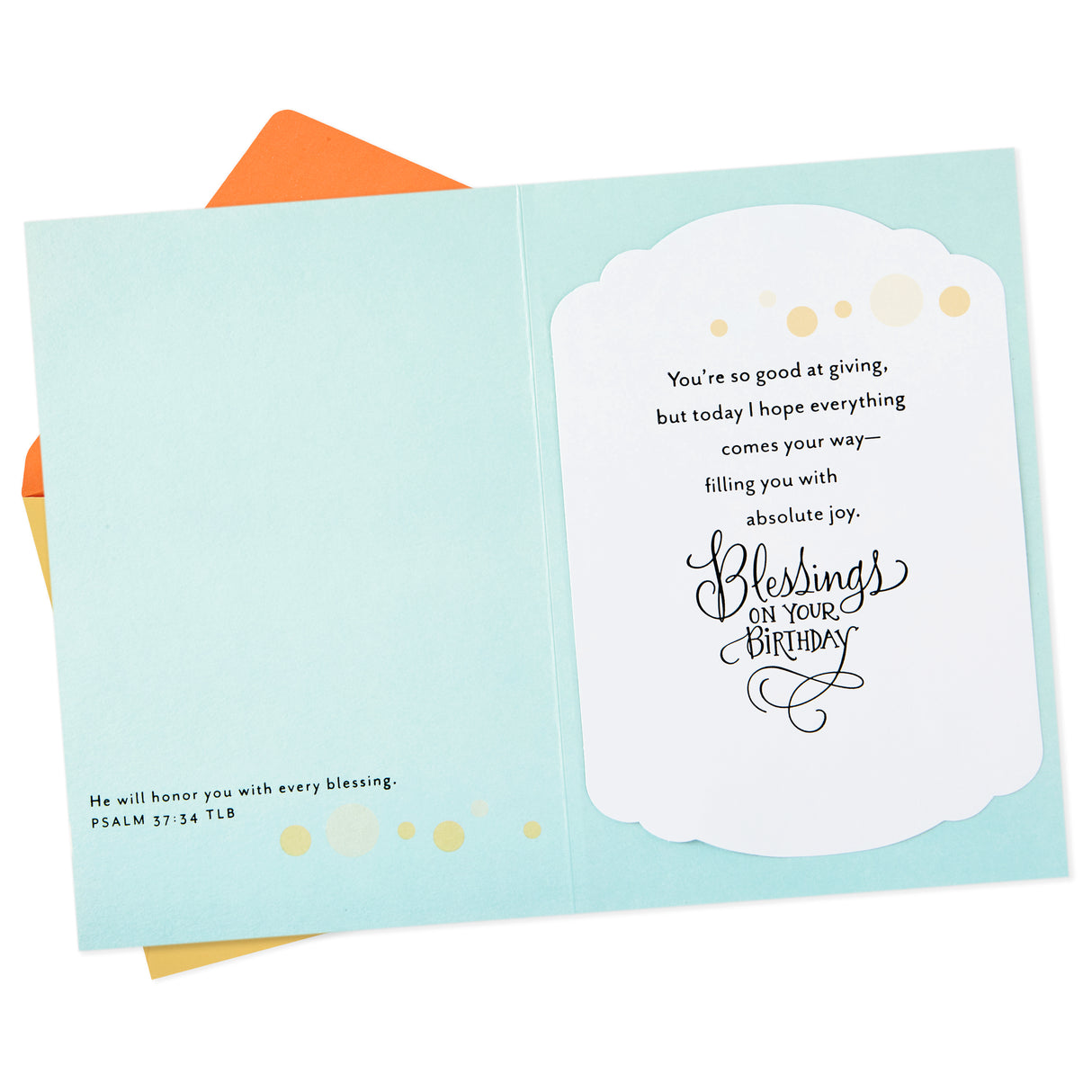 DaySpring Religious Birthday Card (Blessings On Your Birthday)