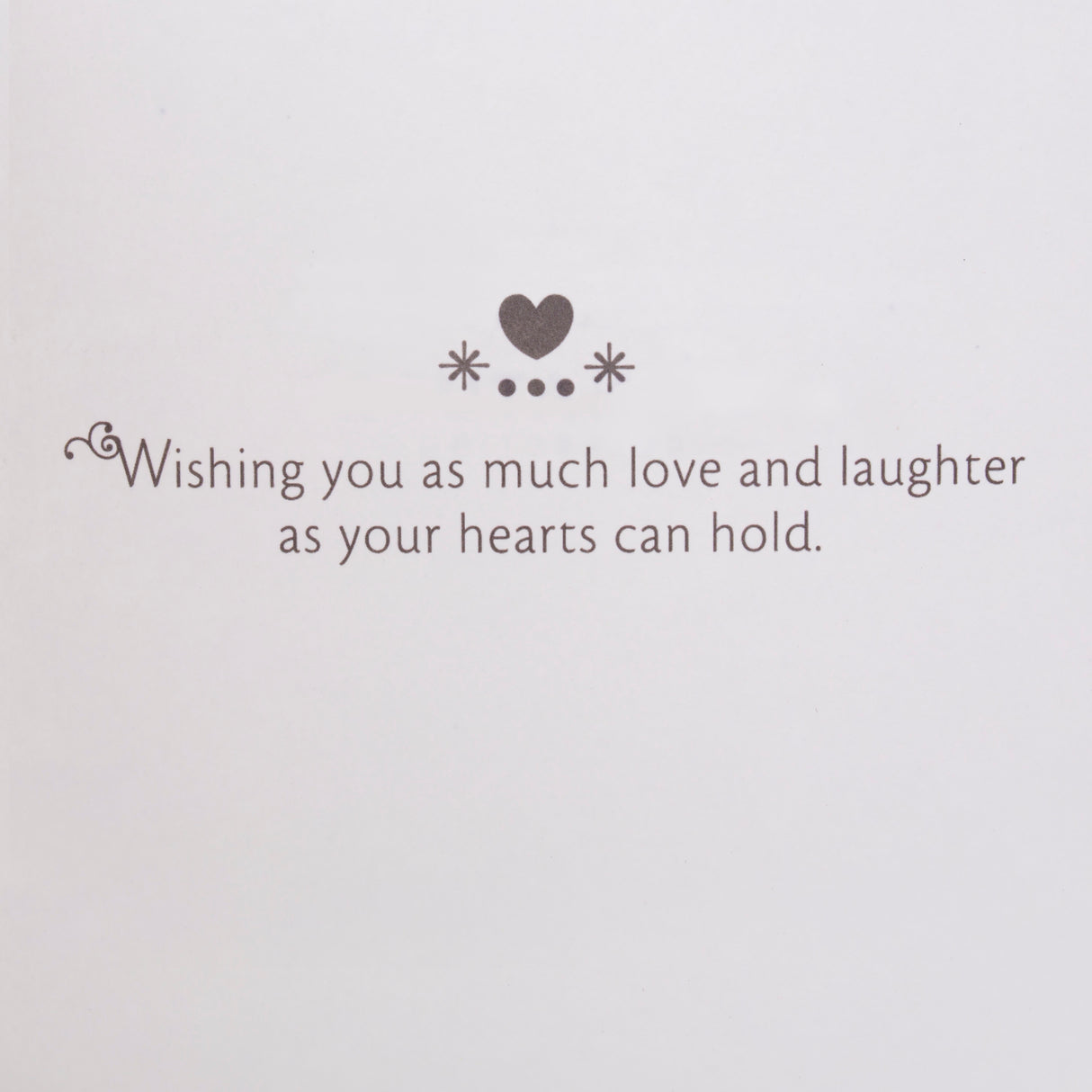 Signature Wedding Card (Live Laugh Love)