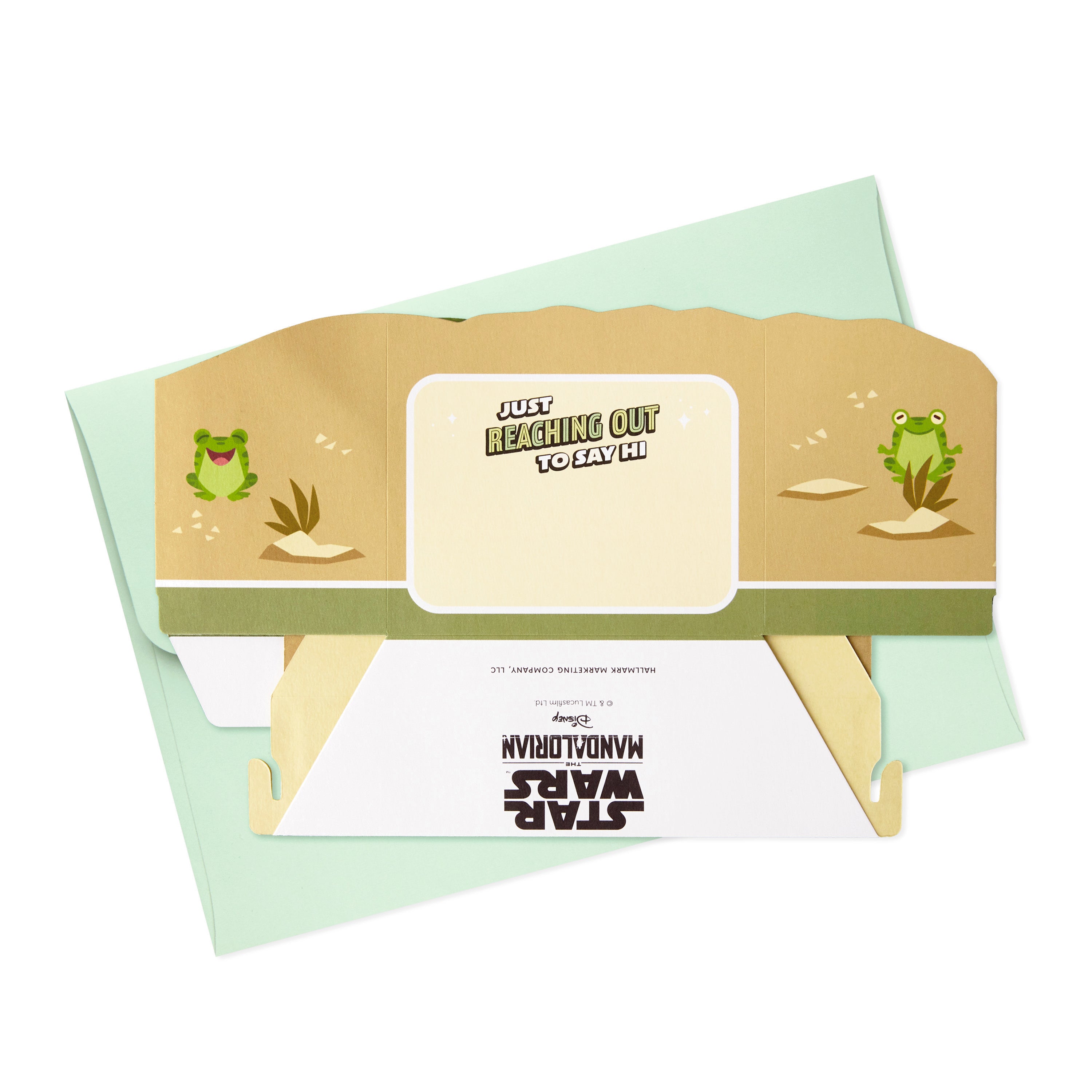 Paper Wonder Star Wars Baby Yoda Pop Up Card (Reaching Out)