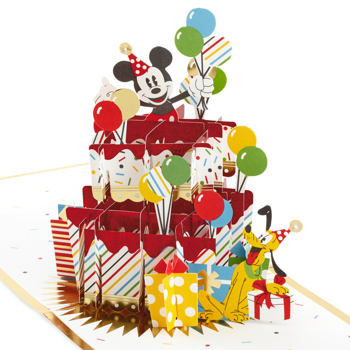 Signature Paper Wonder Pop Up Birthday Card (Disney Mickey Mouse and Friends)