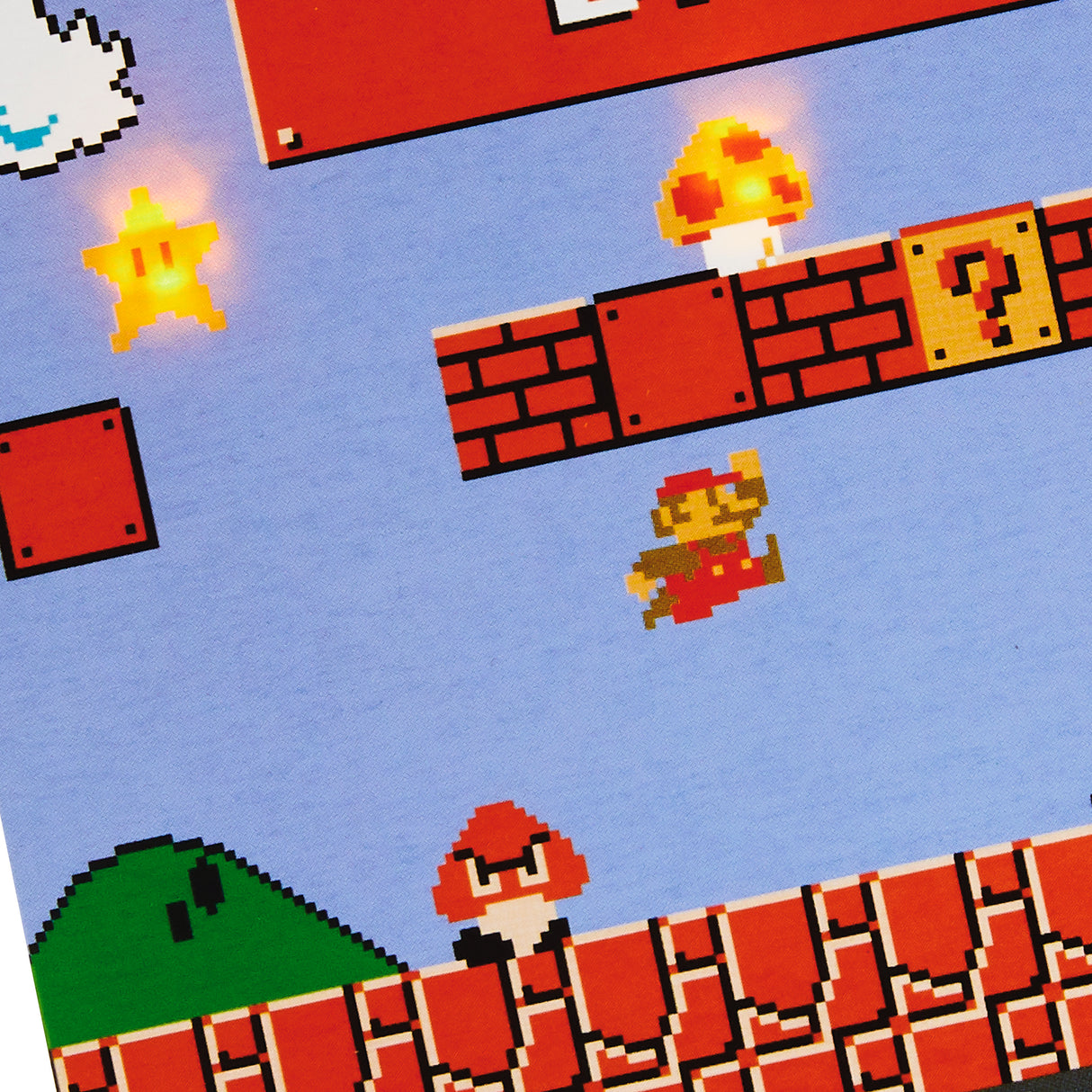 Nintendo Fathers Day Card with Light and Sound (Classic Mario)