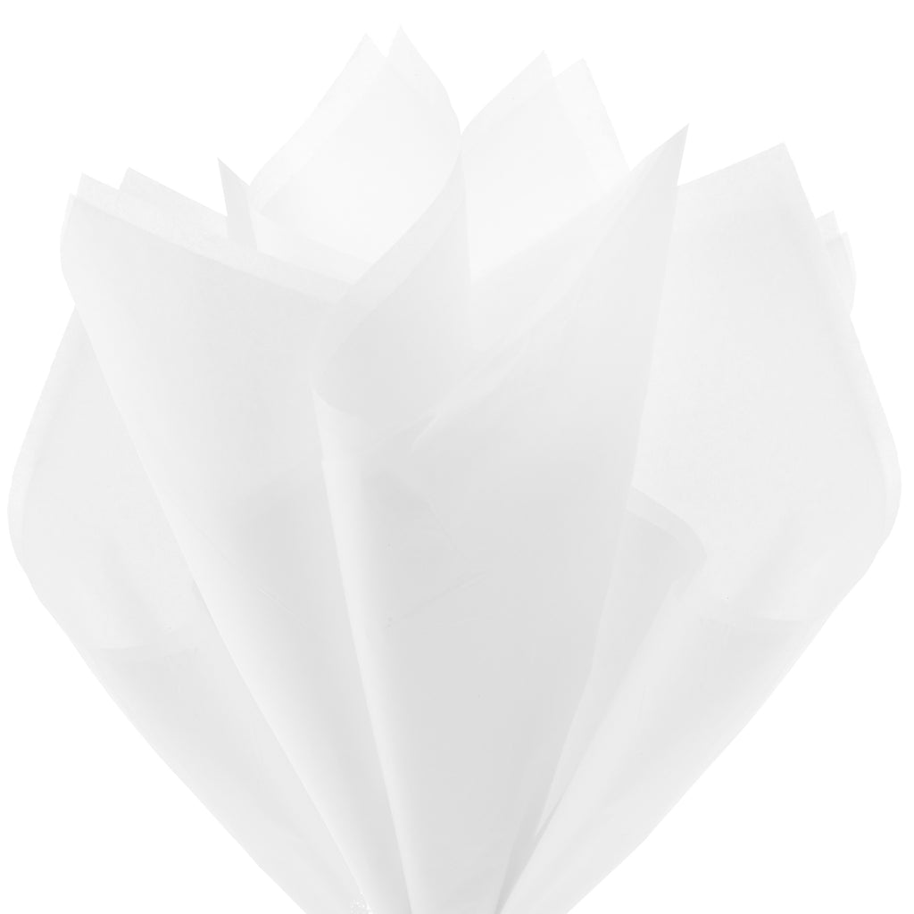 White Tissue Paper, 100 Sheets for Christmas Gift Wrap, Holiday Crafts and More
