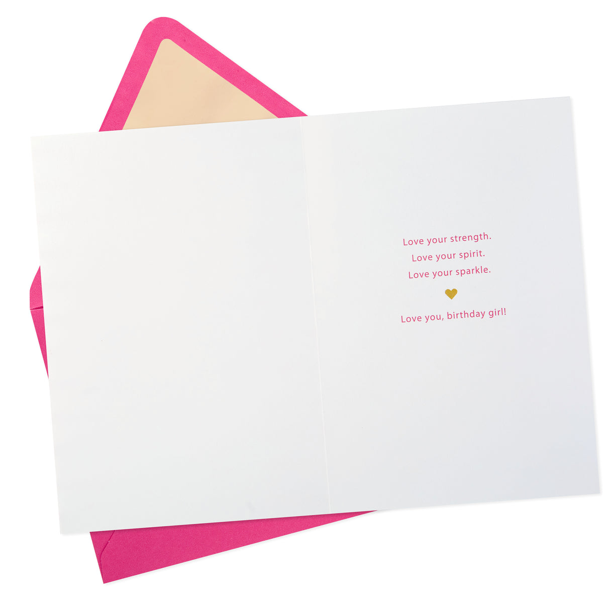 Signature Birthday Card for Her (Heart and Stripes)