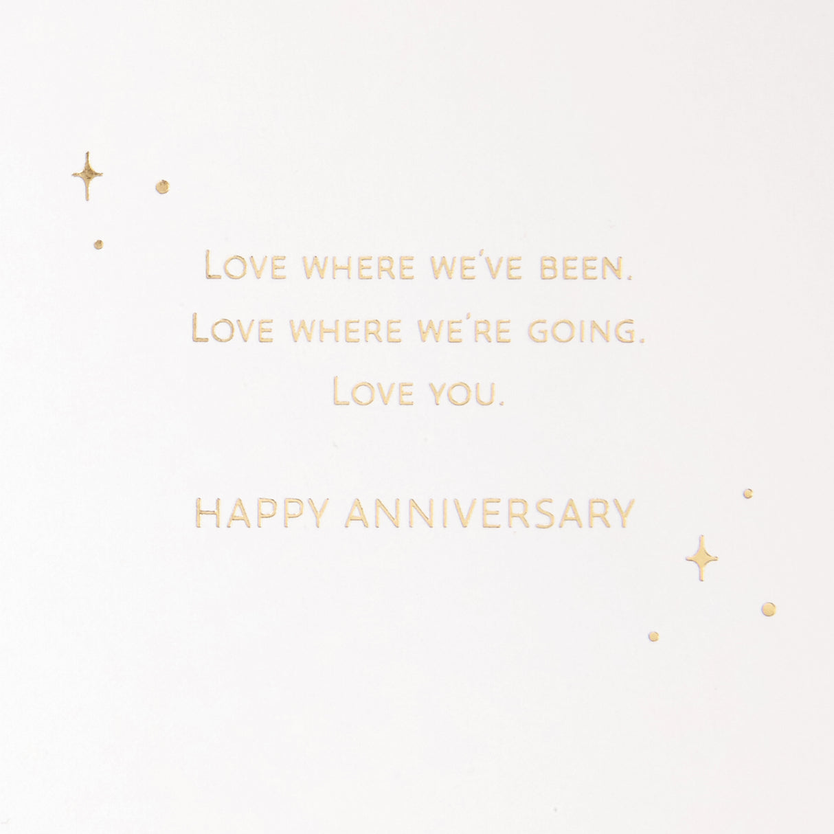 Hallmark Signature Wood Anniversary Card (Where We've Been, Where We're Going)