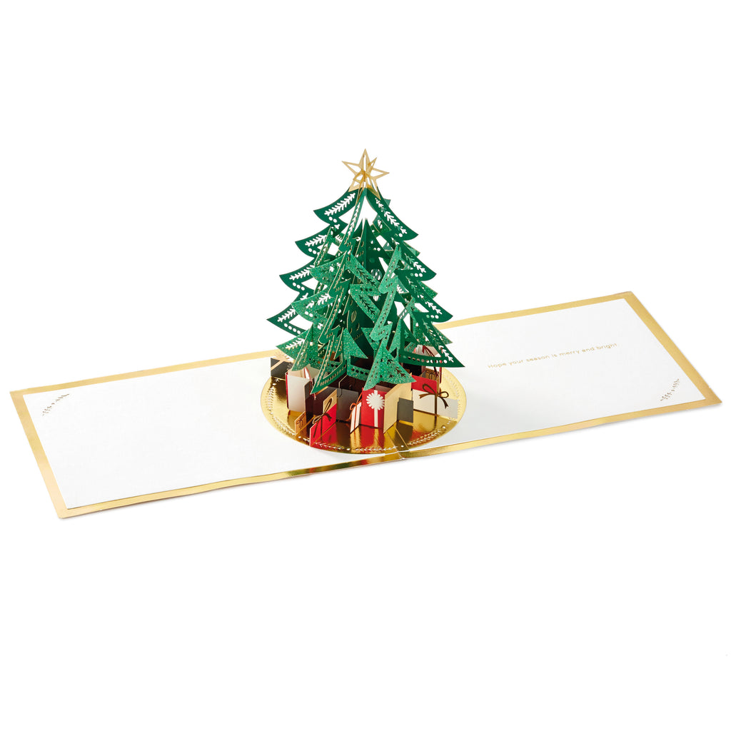 Signature Paper Wonder Pop Up Christmas Card (Christmas Tree)
