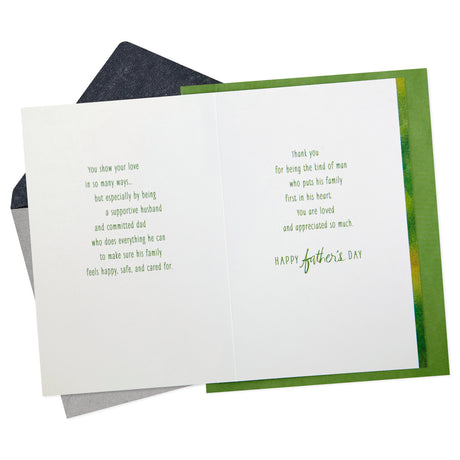 Father's Day Card for Husband (For A Wonderful Husband And Father)